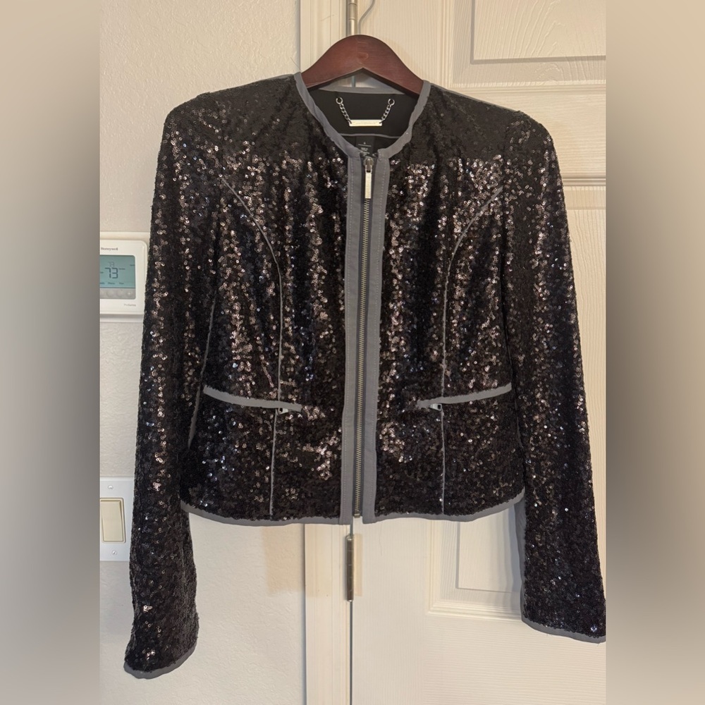Sequin Black Jacket - image 2